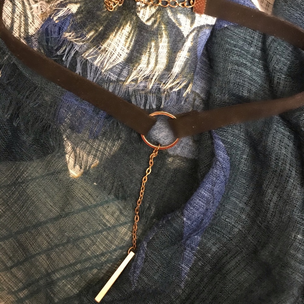 Black and Gold Choker